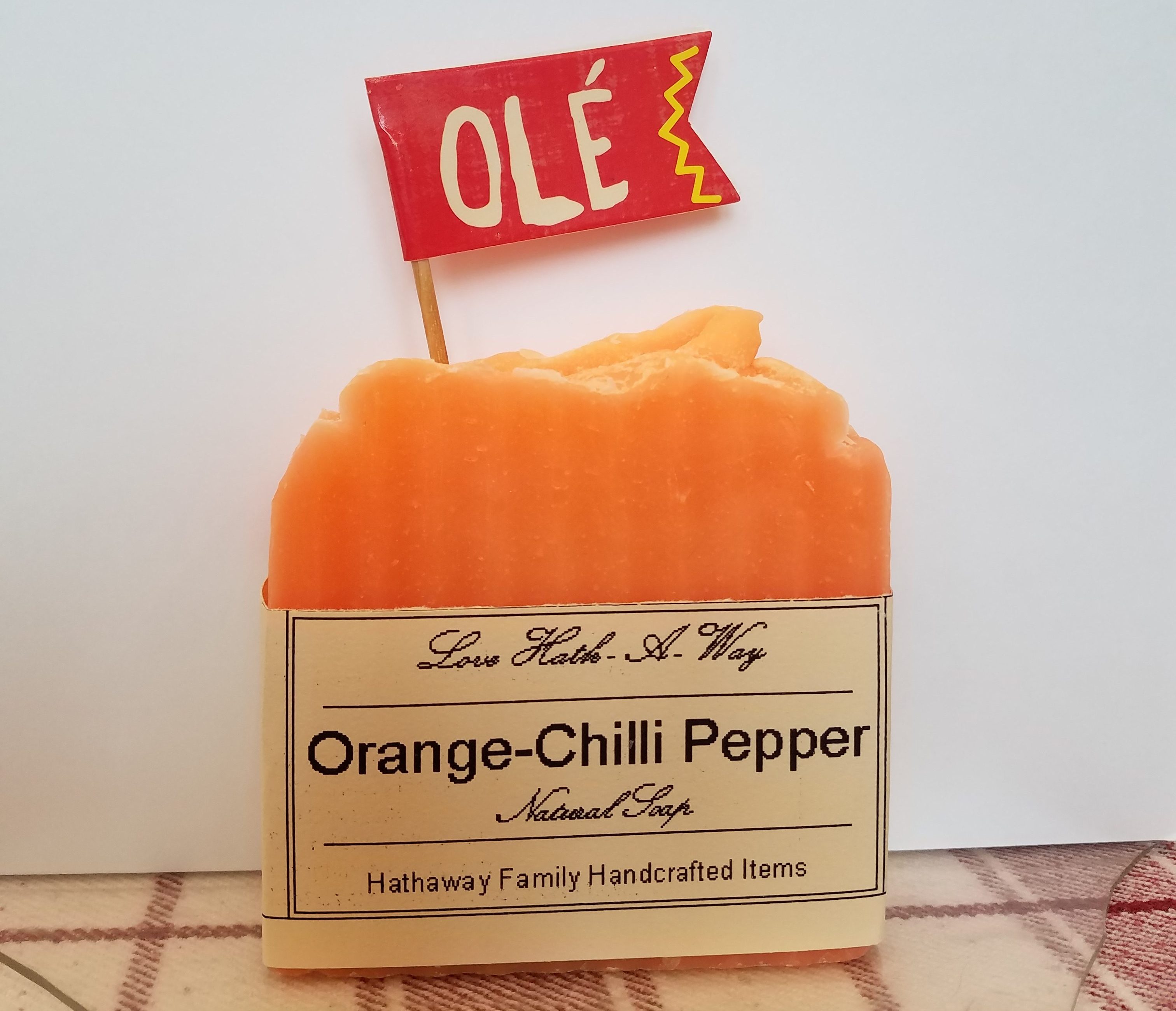 Orange-Chili Pepper Soap