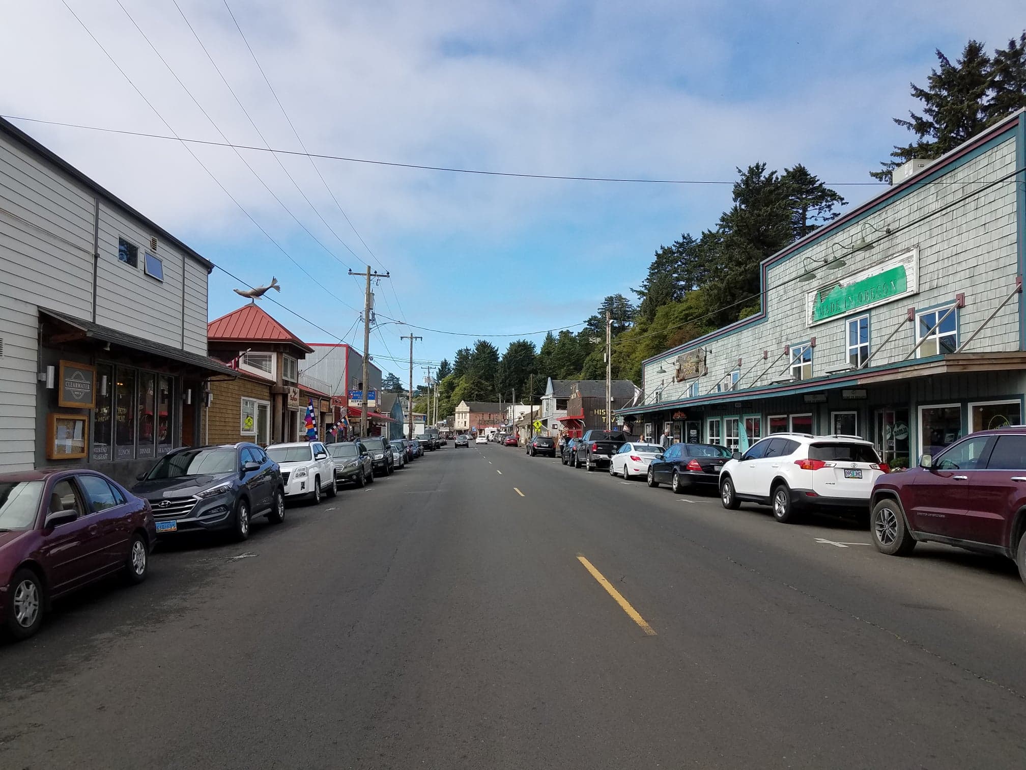 Newport Oregon's Historic Bayfront - Both Roots and Wings